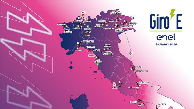 Il Giro-E passa da Angera